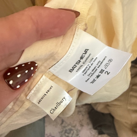 Floral V-Neck Yellow Maxi Dress batsheva Laura Ashley - Picture 5 of 5